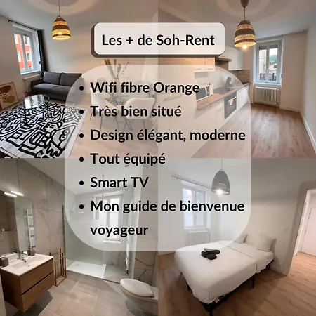 Soh Rent Wifi Rdc Apartment Schiltigheim